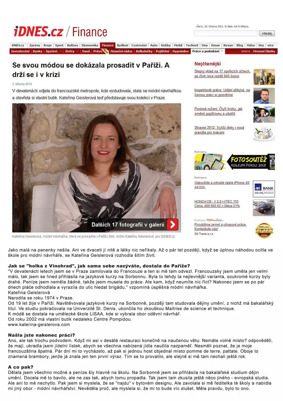 2012 — Press